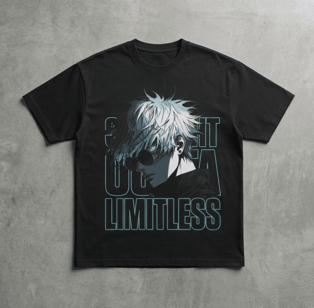 "The Void" Tee (Gojo Satoru Minimalist) 3
